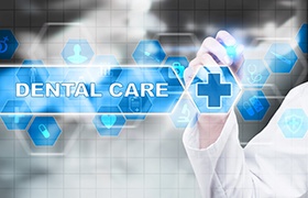 Dental care on digital screen